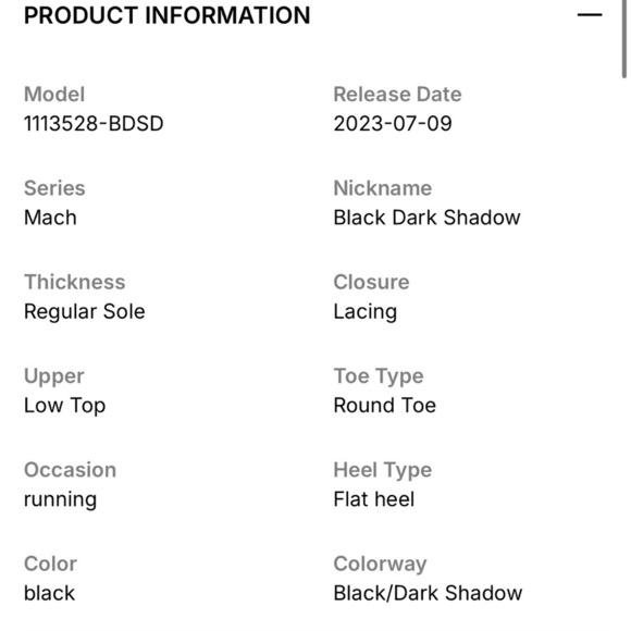 HOKA ONE ONE Mach 4 'Black Dark Shadow' 1113528-BDSD
Men’s 9D - Picture 5 of 13